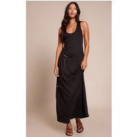 Black Soft Touch Scoop Neck Maxi Dress