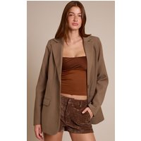 Mushroom Oversized Longline Blazer