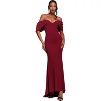 Long Off-The-Shoulder Draped Sleeve Bodycon Dress Women Goddiva