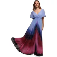 Wrap dress for women Goddiva Wavy Ombre A