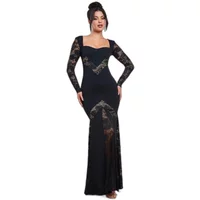 Women's tight dress Goddiva Scuba & Lace