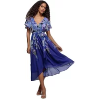 Wrap dress for women Goddiva Flutter A