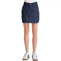 Women's Mini Striped Denim Skirt It's Basic