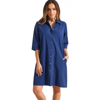 Women's summer shirt dress with three-quarter sleeves Selmark Atlantis
