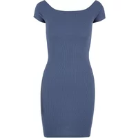 Women's off-the-shoulder ribbed dress Urban Classics