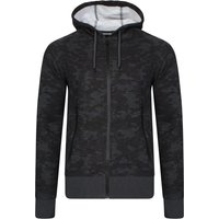 Hoodies Sweatshirts Mens Nate Camouflage Zip Up Hoodie in Blue
