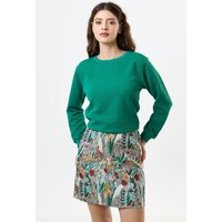 Aubin Jungle Jacquard A-line Mini Skirt