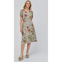 Chantal Pea Floral Print Midi Tea Dress