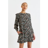 Didee Roar Print Long Sleeve Mini Dress