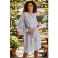Belynda Rosetta Long Sleeve Mini Dress