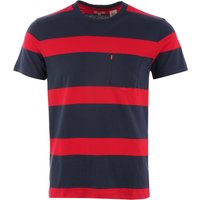 Levi's® Sunset Pocket Shirt - Dress Blues & Lychee Stripe