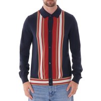Ben Sherman Long Sleeve Mod Knit cardigan - Dark Navy