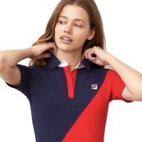 Fila Womens Floriana Dress - PeacoatRedWhite
