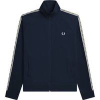 Fred Perry Contrast Tape Track Jacket - Navy