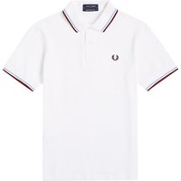 Fred Perry G Twin Tipped Polo Shirt - WhiteIce Dress Size