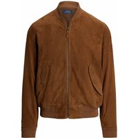 Polo Ralph Lauren Suede Bomber Jacket - Brown