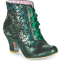 Irregular Choice Chinese Whispers women's Low Ankle Boots in Green