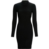 MICHAEL Michael Kors MOCK NK RIBBED MINI DRS women's Dress in Black