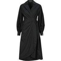 Karl Lagerfeld WRAP SHIRT DRESS women's Long Dress in Black