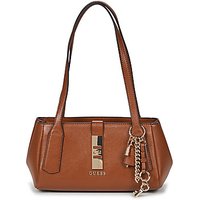 Guess BROOKE SHOULDER SATCHEL women's Shoulder Bag in Brown