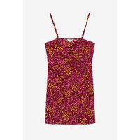 Enorsia Cami Mini Dress with Ruched Front women's Dress in Red