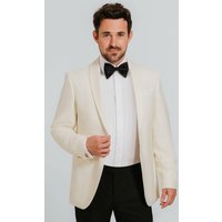 White Shawl Lapel Tuxedo Jacket