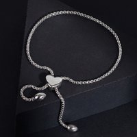 John Greed CANDY Love Silver Heart Slider Bracelet