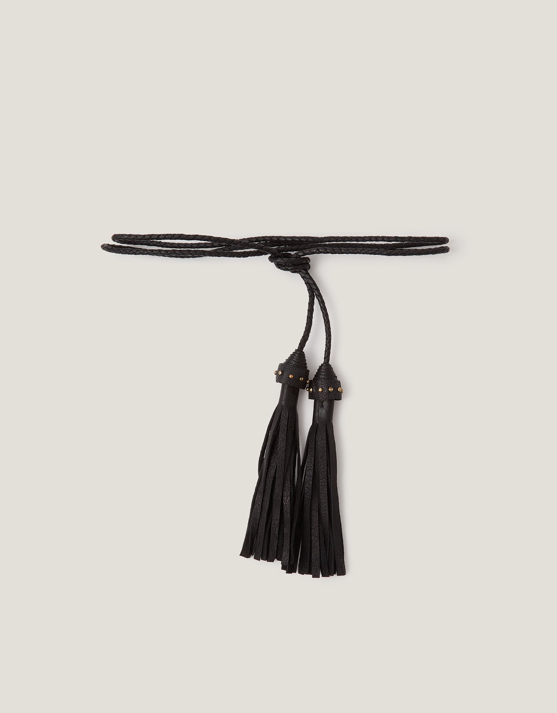 Leather Tassel Belt