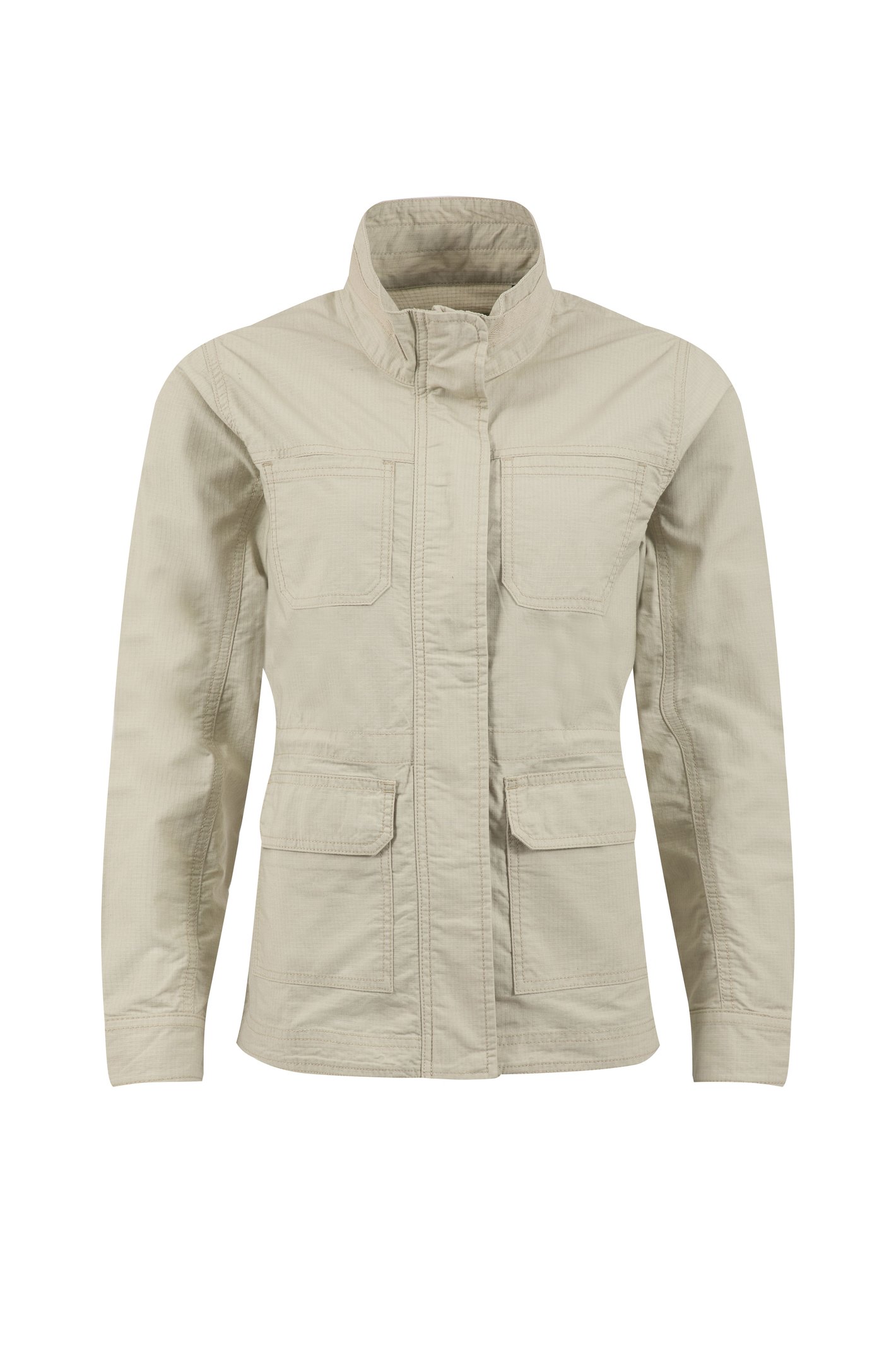 Weird Fish Kelia Utility Jacket Stone Size