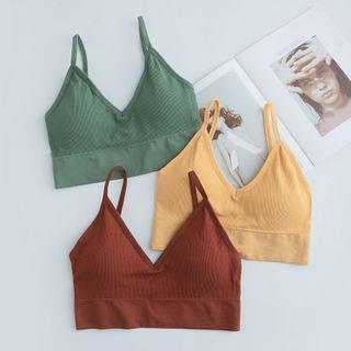 Plain Sports Bra Coffee