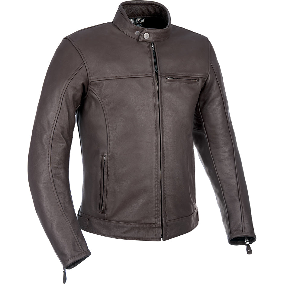 Oxford Walton Leather Motorcycle Jacket - Brown " | | "