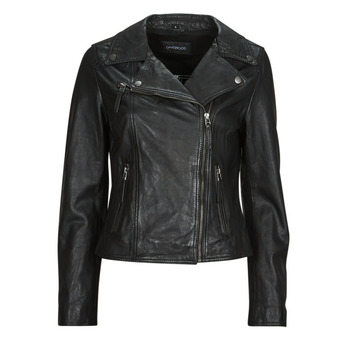 Oakwood CLIPS women's Leather jacket in Black