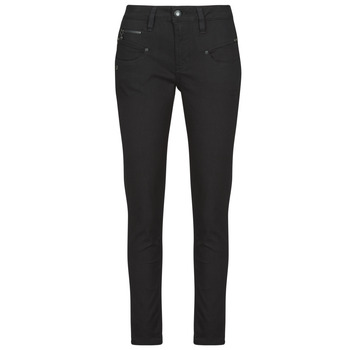 Freeman T.Porter ALEXA HIGH WAIST CROPPED S-SDM women's Skinny Jeans in Black