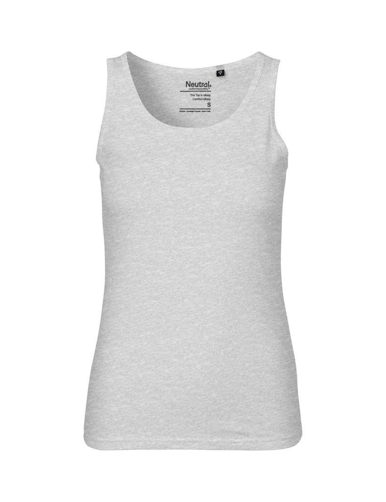 Fairtrade Organic Ladies Tank Top - Sport Grey