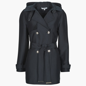 Morgan GALON women's Trench Coat in Black