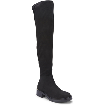 Truffle Collection Block Heel Over The Knee Fashion Boot women's High Boots in Black