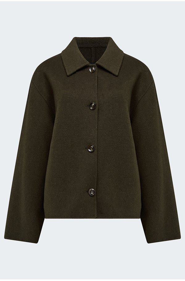 Soeur - Gyoda Coat In Kaki Brun