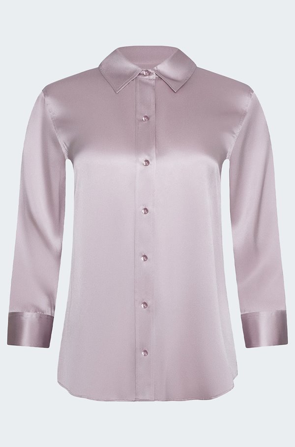 L'Agence - Dani Blouse in Icy Lilac