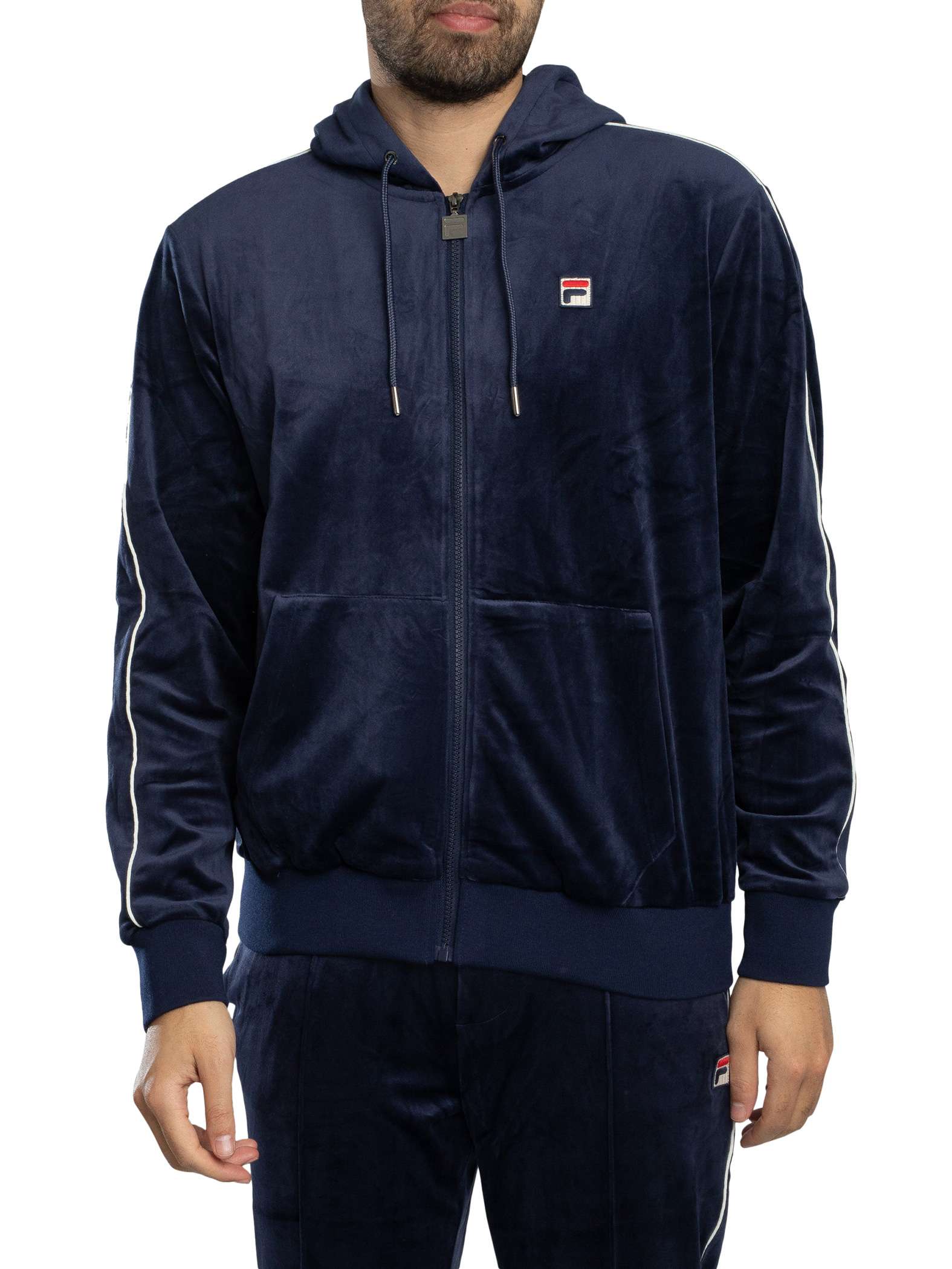 Italo Velour Zip Hoodie