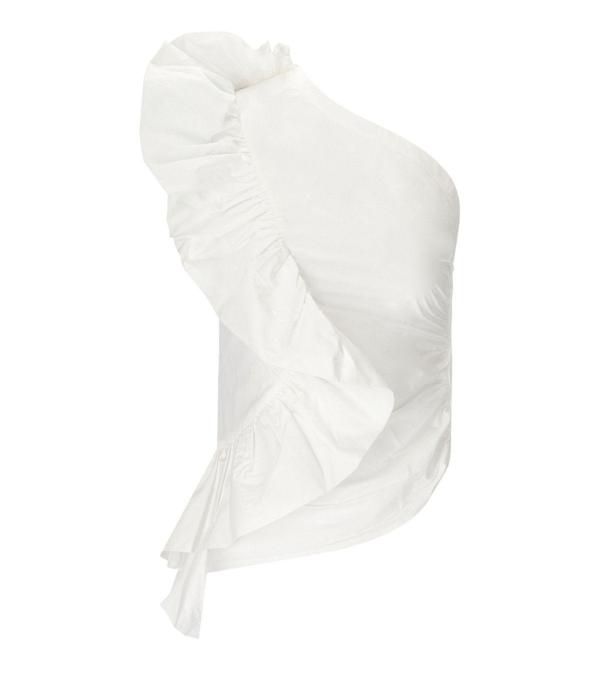 ESSENTIEL ANTWERP HAVEN WHITE ASYMMETRIC TOP