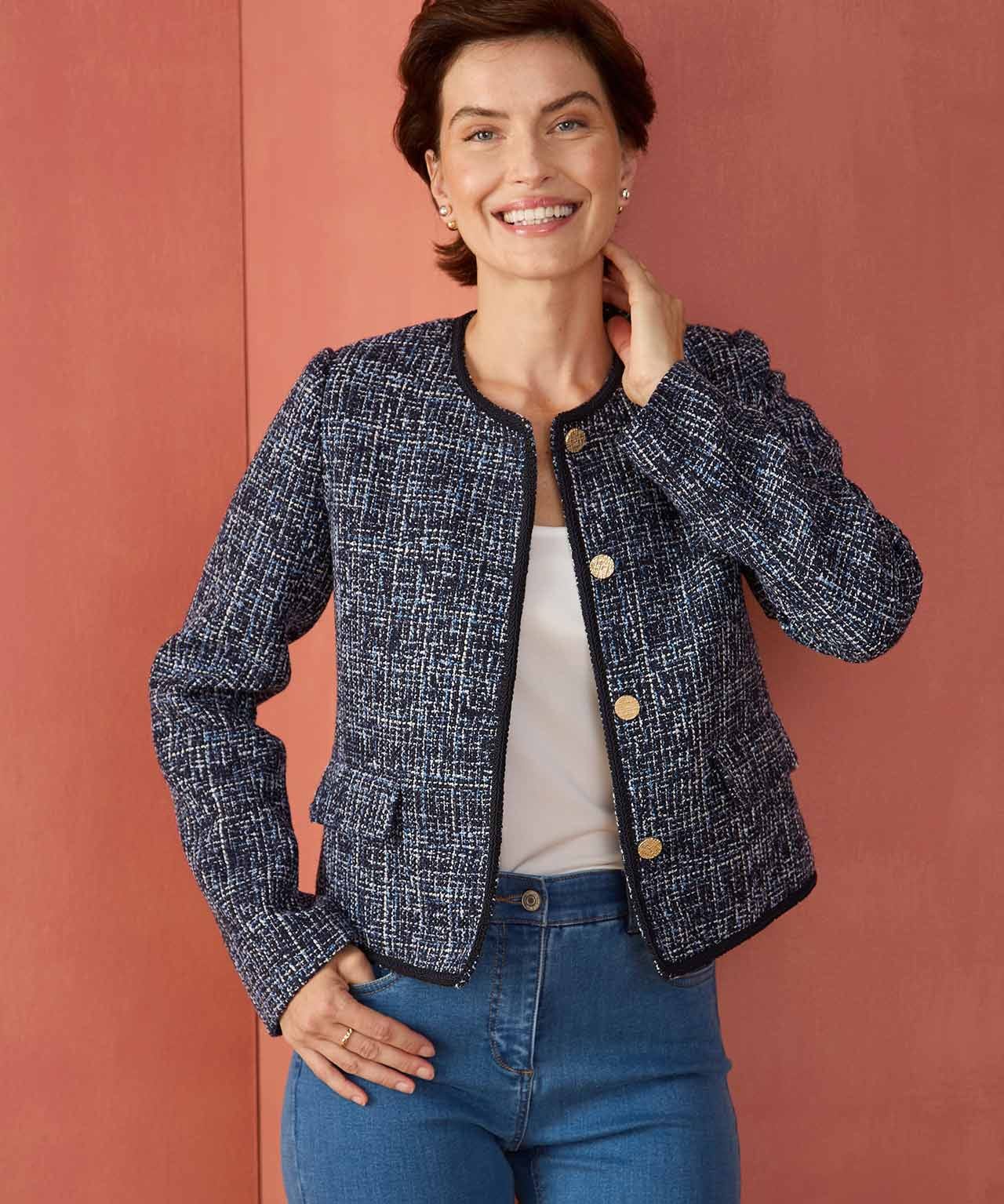 Damart Tweed Tailored Jacket
