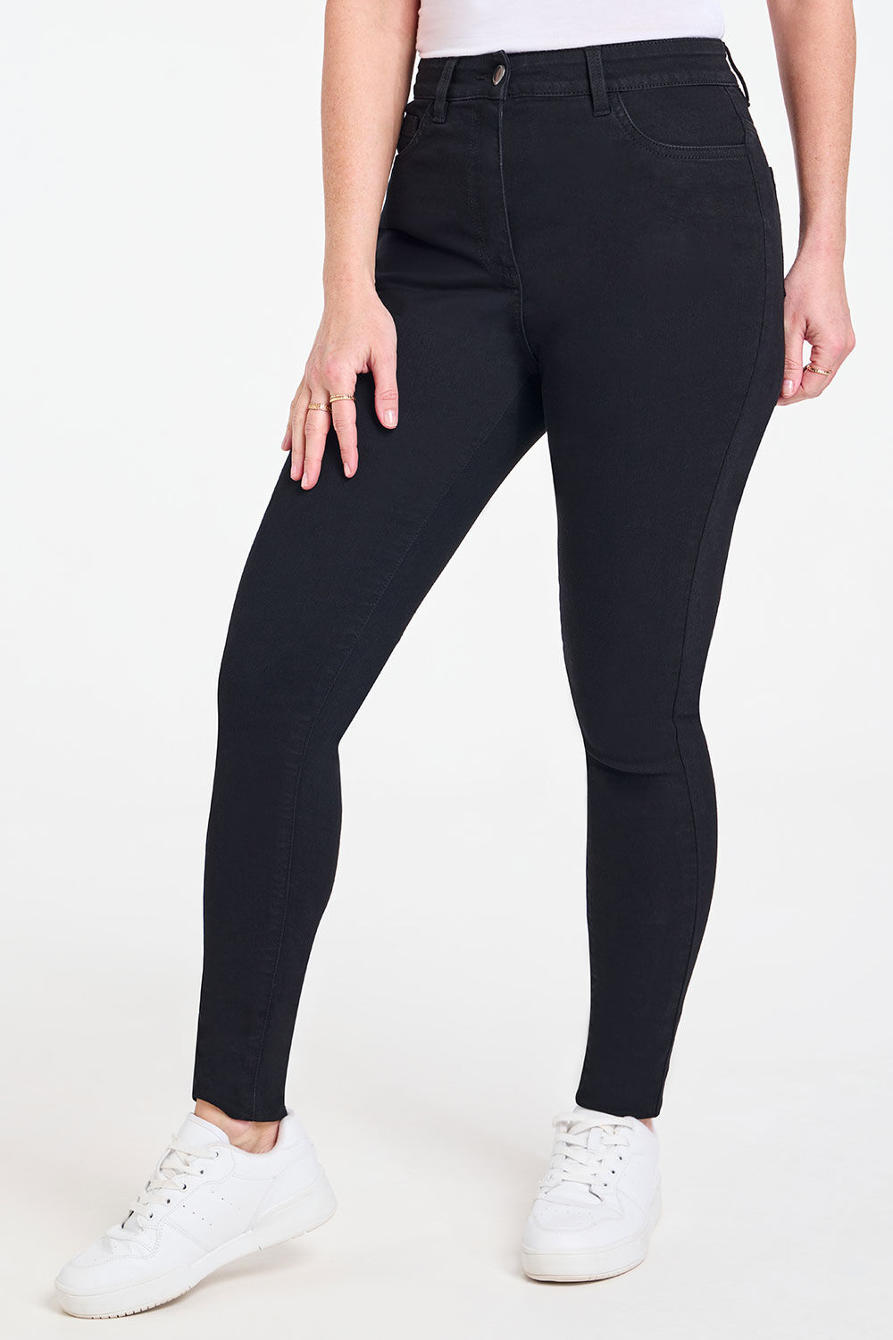 Bonmarche Black The Sandy Skinny Jeans, Size: