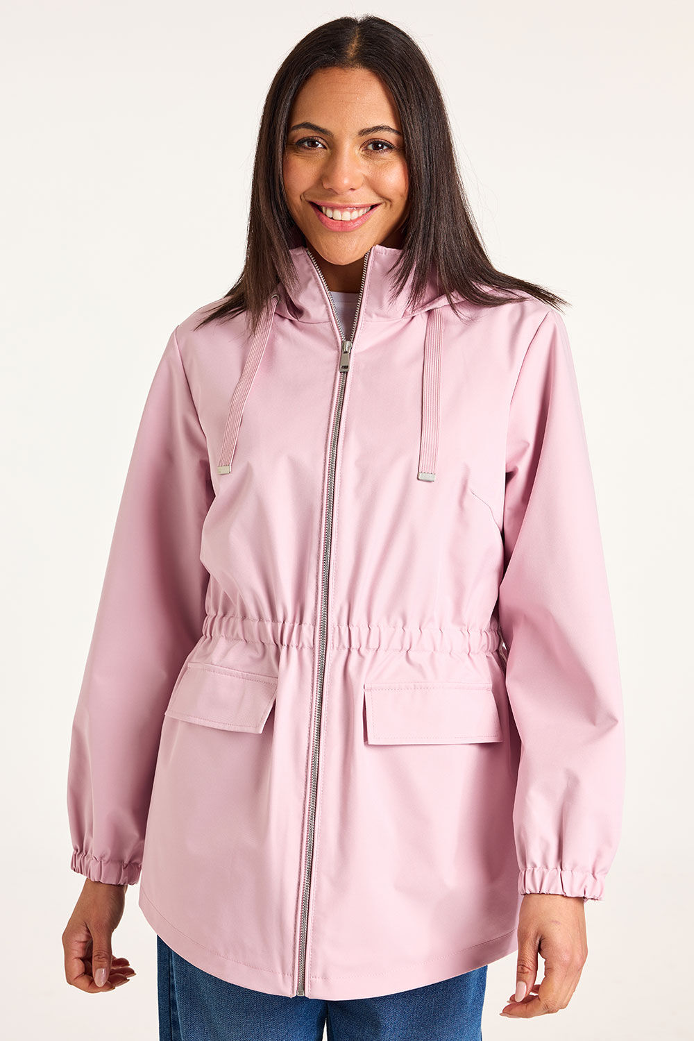 Bonmarche Plain Lightweight Hooded Coat