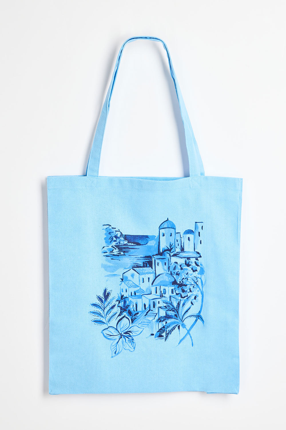 Bonmarche Scenes Of Santorini Tote Bag