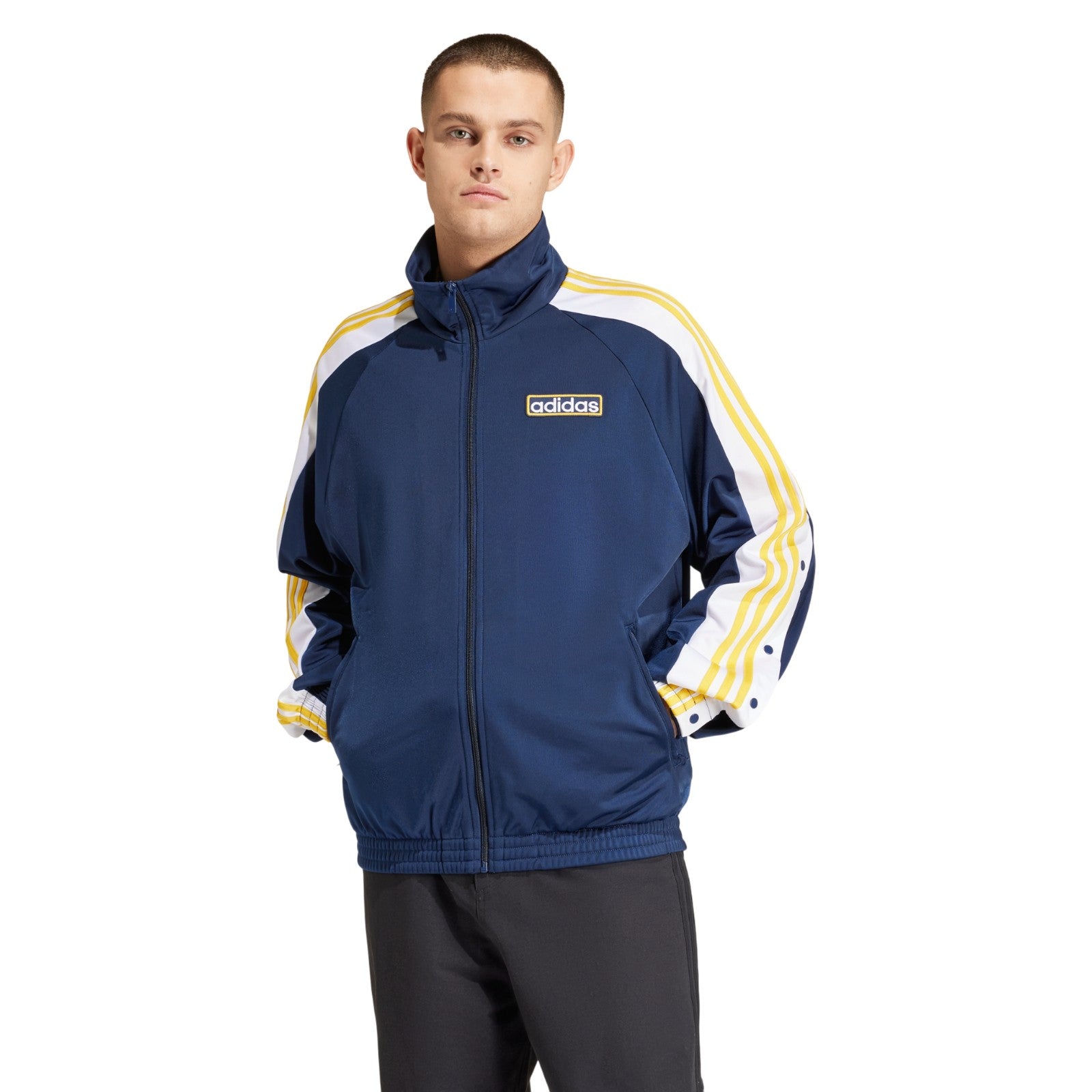 adidas Originals Adibreak Track Top Jacket - Night Indigo White Bold Gold