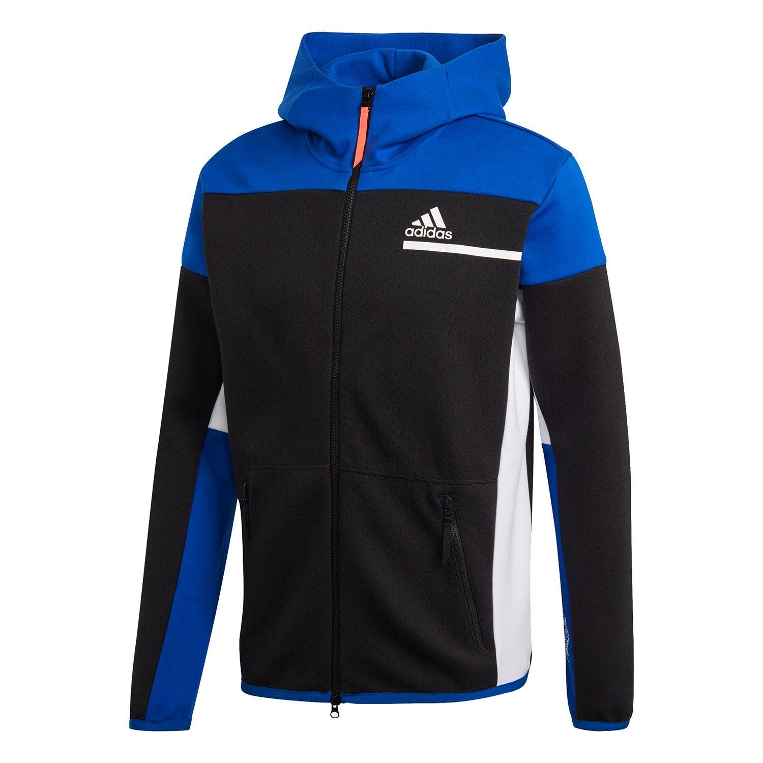 adidas ZNE Full-Zip Hoodie - BlackBlue - L Black