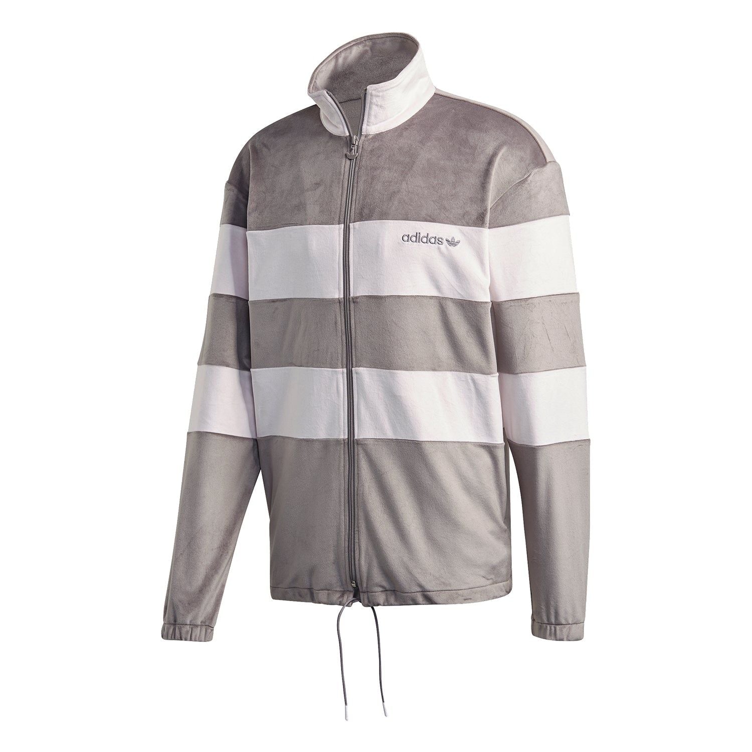 adidas Originals Pastel Track Jacket - Orchid Tint Dove Grey - M Grey