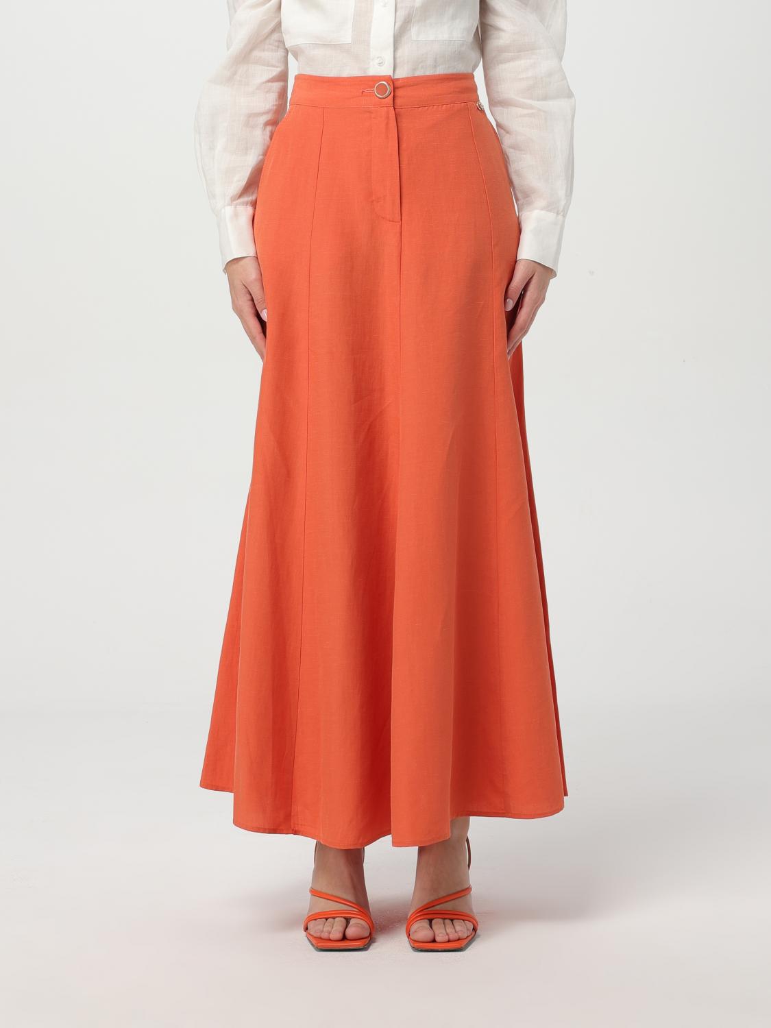 LIU JO Skirt Woman color Orange