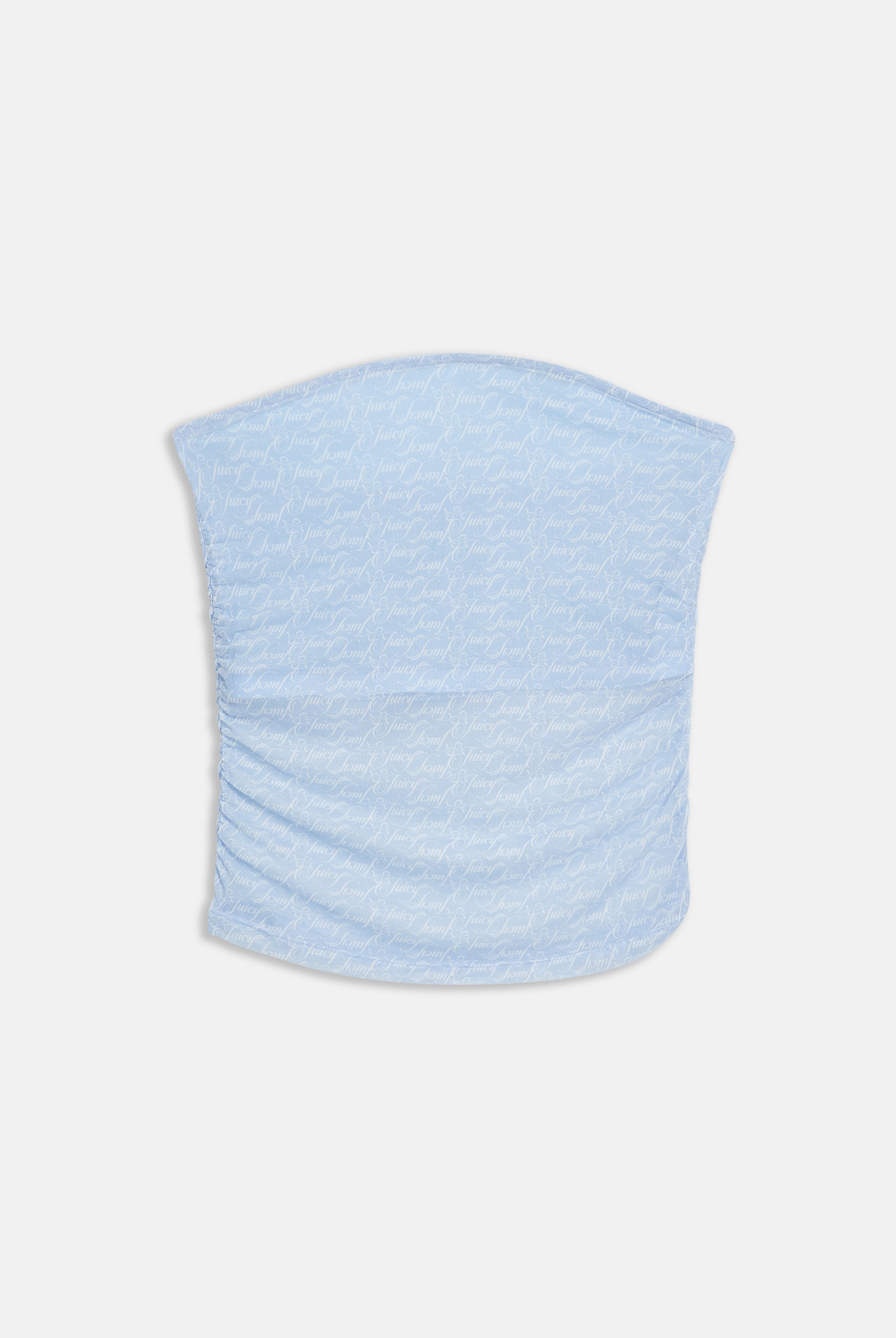 BLUE SCRIPT LOGO MESH BANDEAU TOP - M Blue