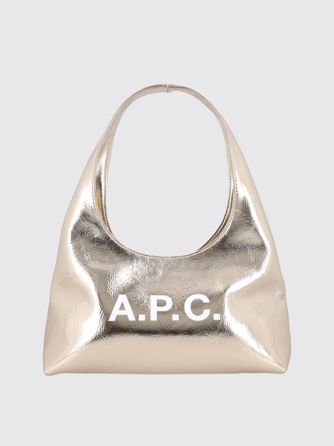A. P.C. Shoulder Bag Woman color Gold
